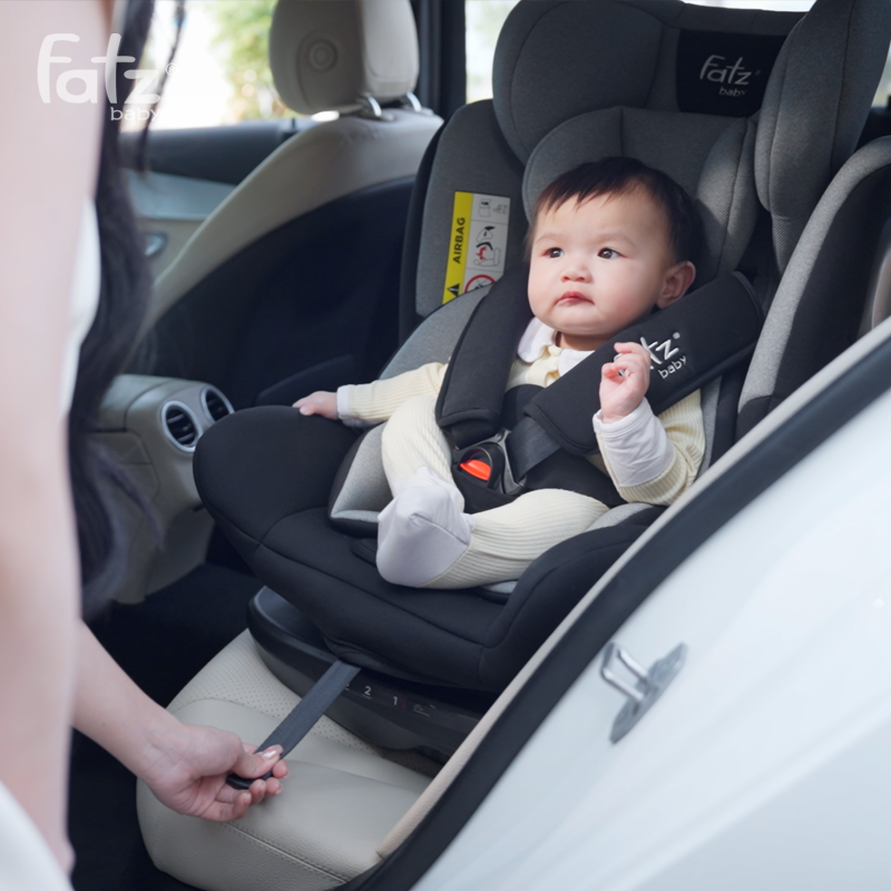 ghẾ ngỒi Ô tÔ an toÀn cho bÉ xoay 360 ĐỘ cÓ isofix vÀ top tether
